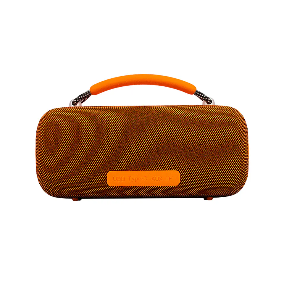 Parlante inalámbrico TEROS VIBE VB-6049OR, BT 5.3, 60W, 4000mAh, USB, Luces LED 9