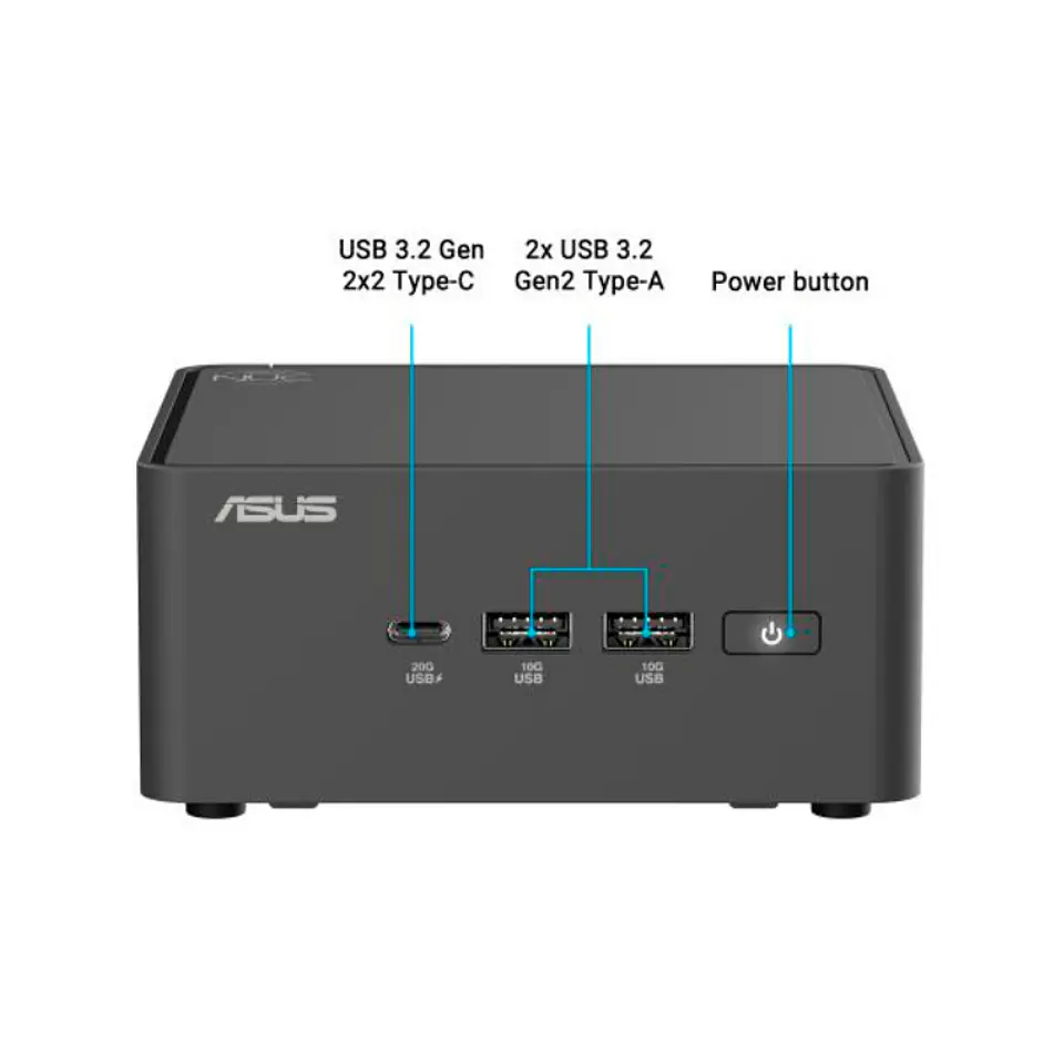 Barebone ASUS NUC 15 Pro, Intel Core 3 100U 1.2 / 4.7GHz/6C/8T/10MB Smart Cache 2
