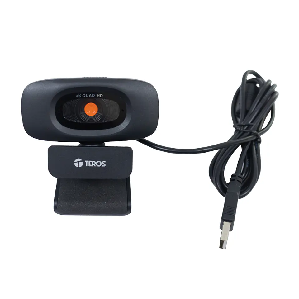 Webcam TEROS TE-9073N, 4K, micrófono incorporado, USB 2.0 2