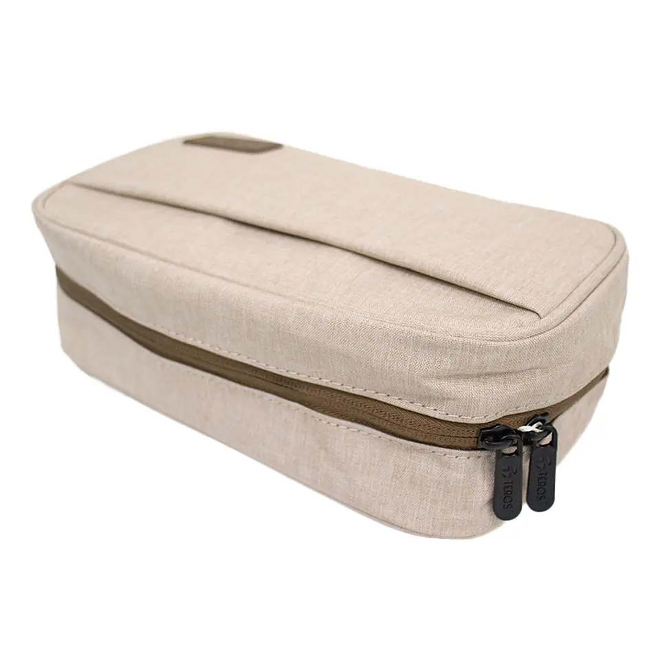 Cartuchera / Estuche / Organizador / Portacables TEROS TE-ACS9015, beige 2