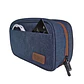 Cartuchera / Estuche / Organizador / Portacables TEROS TE-ACS9017DB, azul marino - Miniatura 5