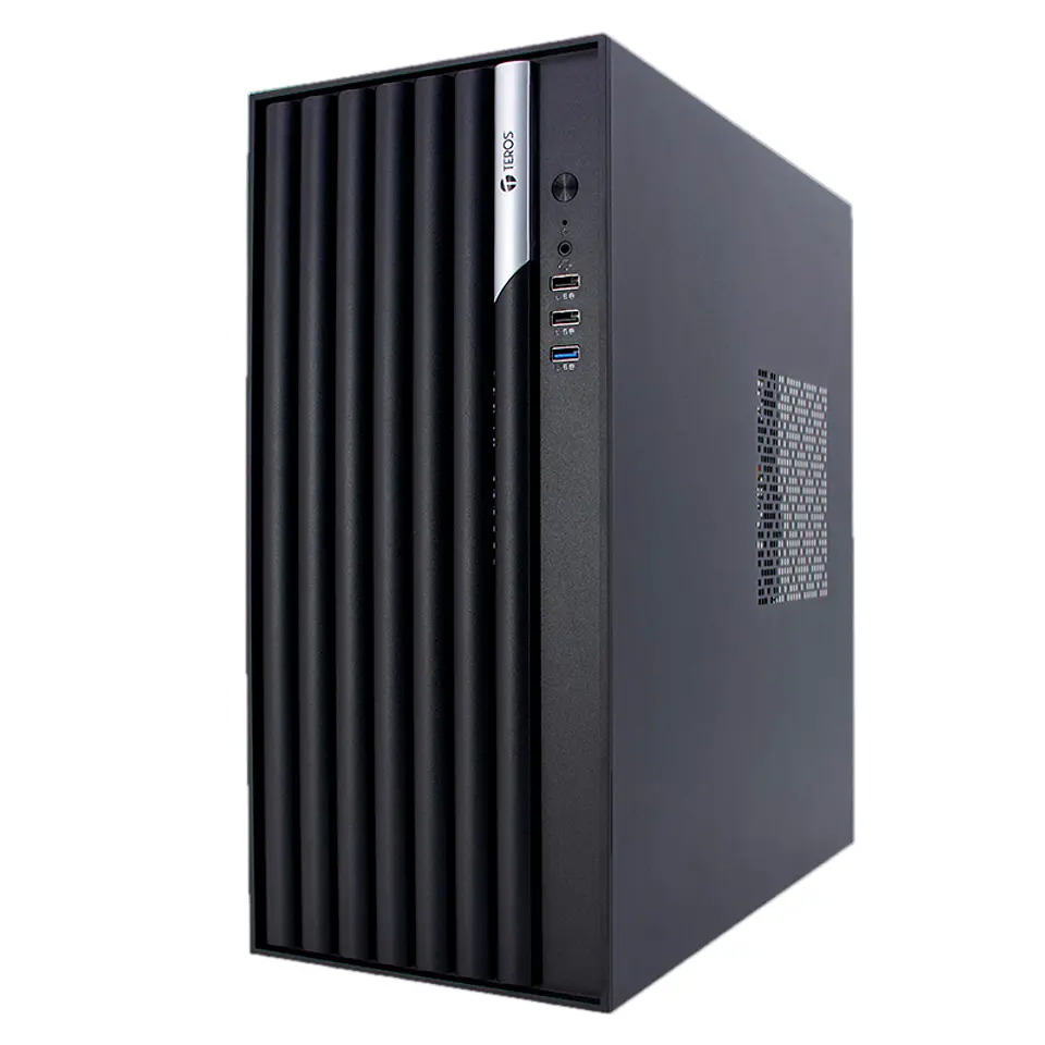 Case con fuente TEROS TE-1036S, Full, E-ATX / ATX / MICRO-ATX / ITX, USB-A, Audio, 250W 2
