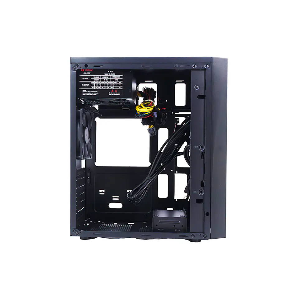 Case Gamer TEROS TE-1319G, Mid Tower, 450W, USB 3.0 / 2.0, Audio, Negro 4