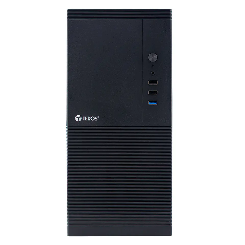 Case con fuente TEROS TE-1033S, Mini Tower, MICRO-ATX / MINI-ITX, USB-A, Audio, 250W 2