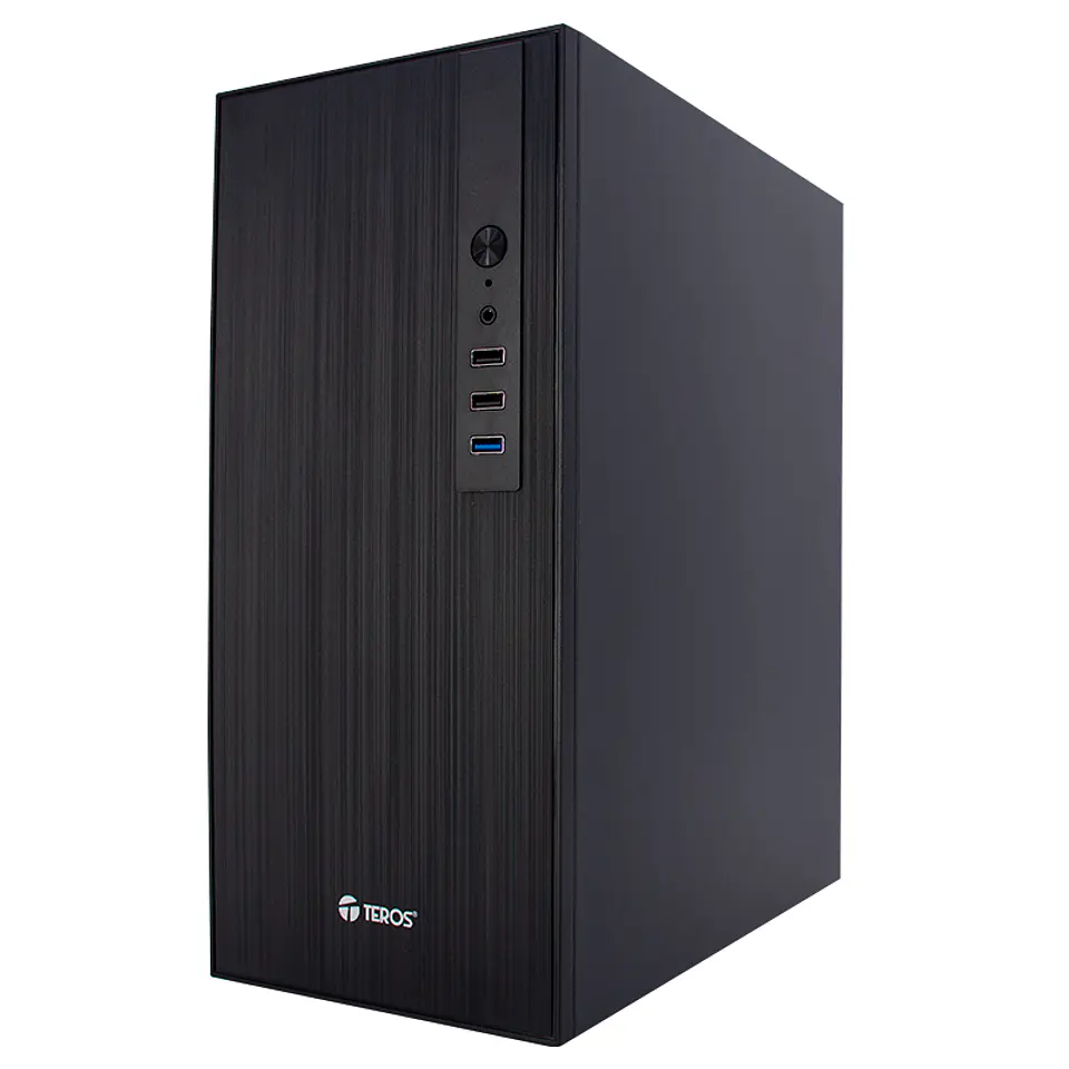 Case con fuente TEROS TE-1034S, Mini Tower, MICRO-ATX / MINI-ITX, USB-A, Audio, 250W 5