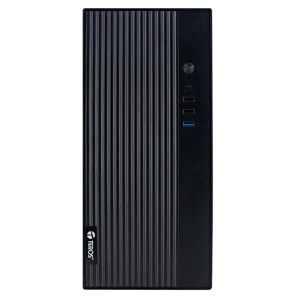 Case con fuente TEROS TE-1035S, Mini Tower, MICRO-ATX / MINI-ITX, USB-A, Audio, 250W 2