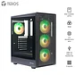 Case sin fuente gamer TEROS TE-1323G, MidTower, ATX / MICRO-ATX / ITX, USB-A, Audio - Miniatura 1