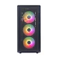 Case sin fuente gamer TEROS TE-1323G, MidTower, ATX / MICRO-ATX / ITX, USB-A, Audio - Miniatura 2