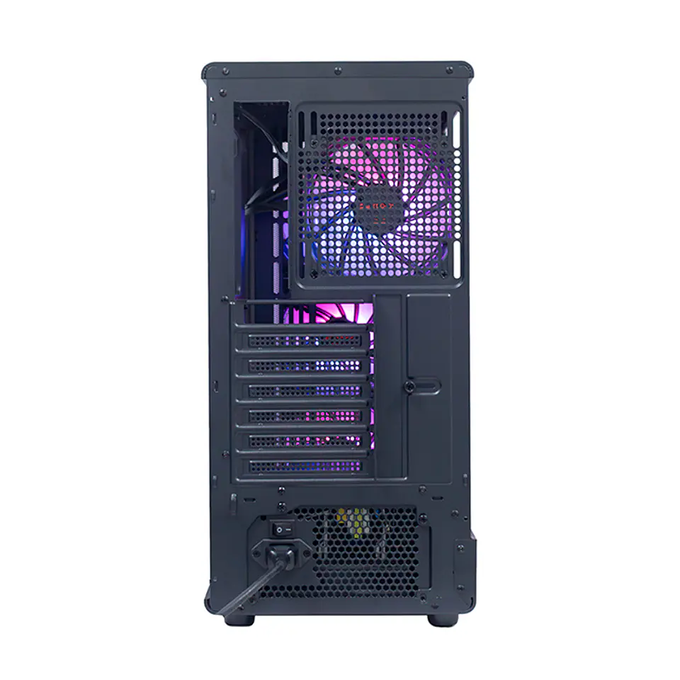 Case sin fuente gamer TEROS TE-1323G, MidTower, ATX / MICRO-ATX / ITX, USB-A, Audio 3