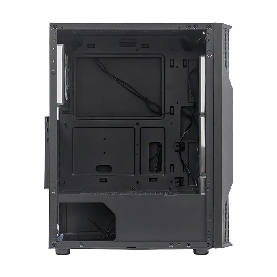 Case sin fuente gamer TEROS TE-1332G, Mid Tower, ITX/MICRO-ATX/ATX, USB-A, Audio 4