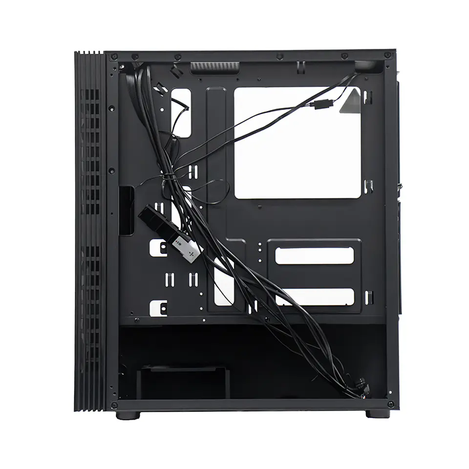 Case sin fuente gamer TEROS TE-1333G, Mid Tower, ATX/MICRO-ATX/ITX, USB-A, Audio 5