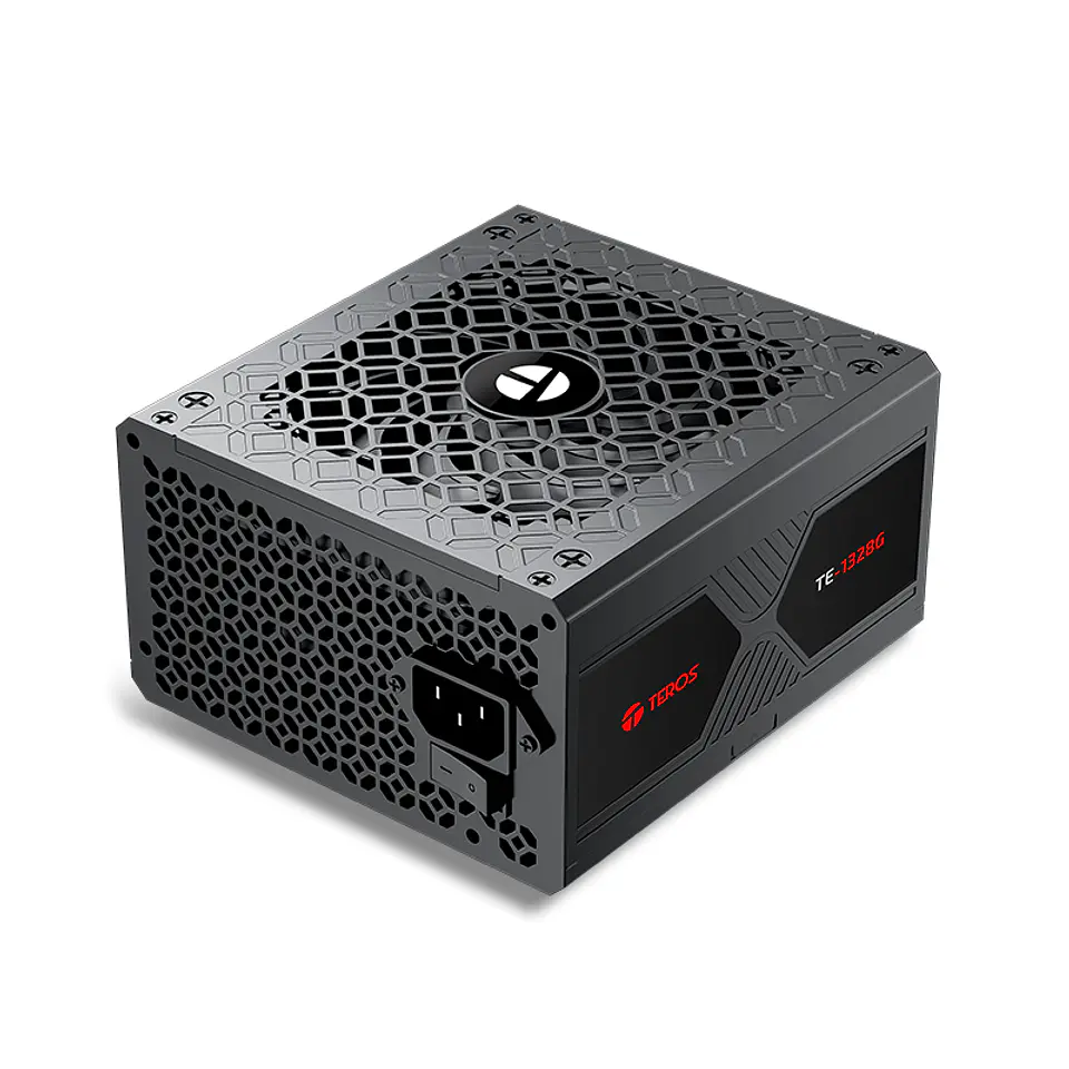 Fuente de Alimentación Gamer Teros TE-1328G, Formato ATX, 1000W 80 Plus Gold 155-240V 1