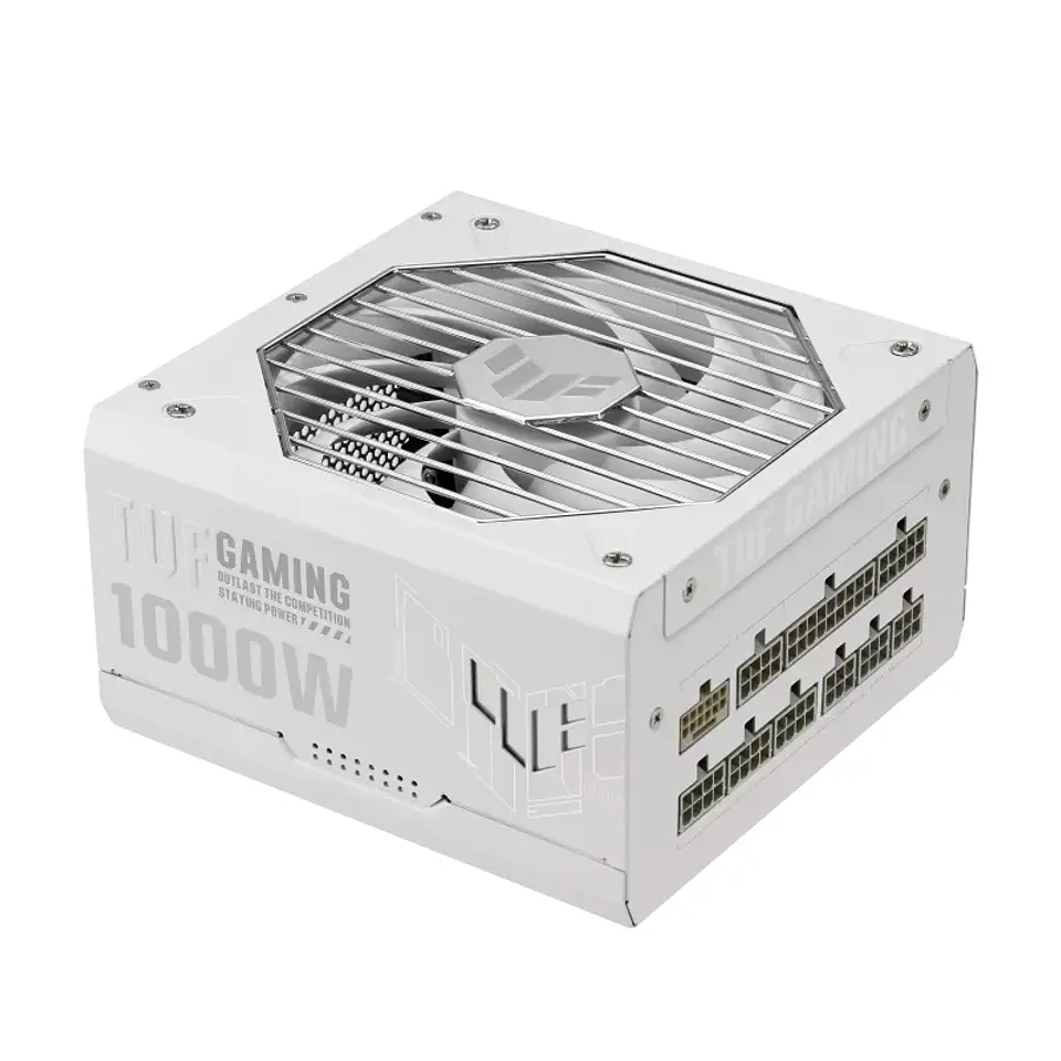 Fuente de alimentación ASUS TUF Gaming 1000W Gold White Edition, 80 PLUS Gold, Formato ATX 3