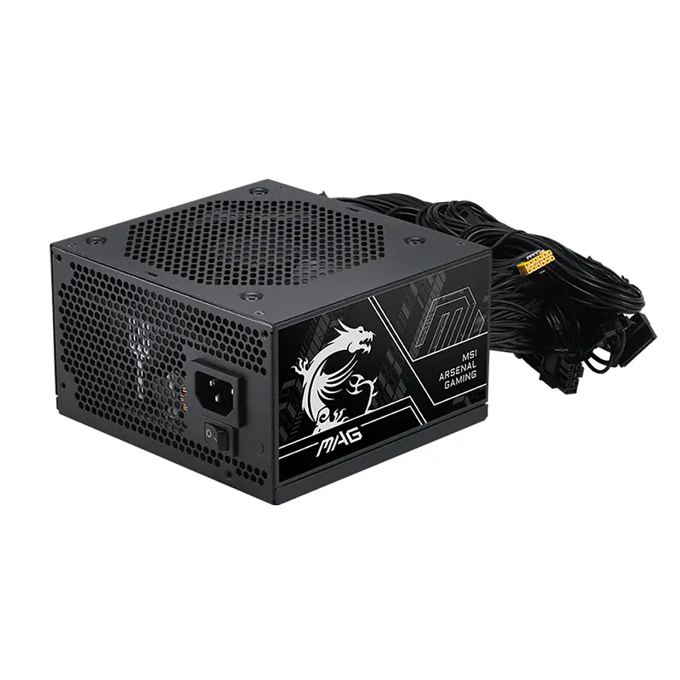 Fuente de alimentación MSI MAG A750BN PCIE5 III, 750W, 80 PLUS Bronze, Formato ATX. 4