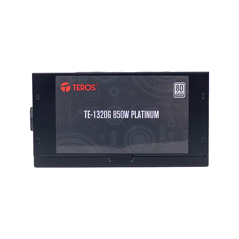 Fuente de alimentación Teros TE-1320S, Formato ATX, 850W 80 Plus Platinum, 110-240V
