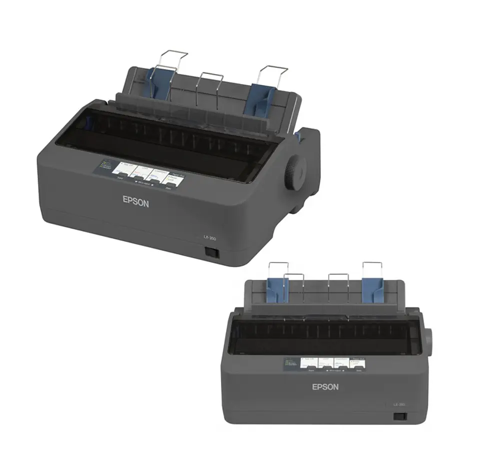 Impresora de matriz Epson LX-350, matriz de 9 pines, velocidad máxima 347 cps (10 cpi). 1