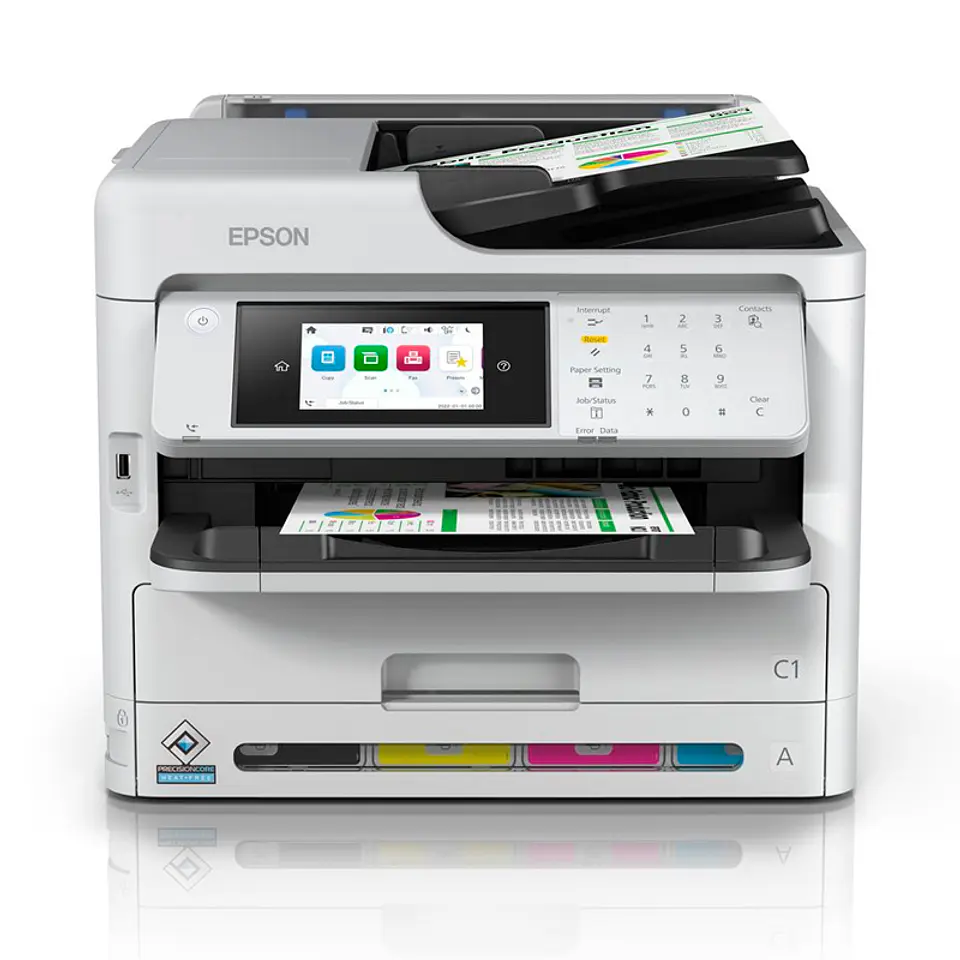 Multifuncional a color Epson WorkForce Pro WF-C5891, Imprime/Escanea/Copia/Fax/LAN/WiFi. 1
