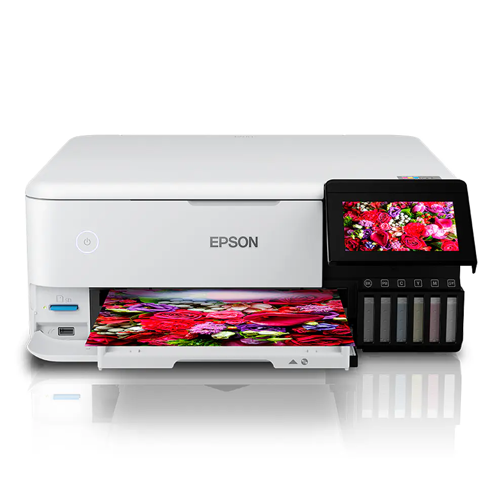 Multifuncional de tinta Epson EcoTank L8160, imprime/escanea/copia, LAN/Wi-Fi/USB 2.0 1