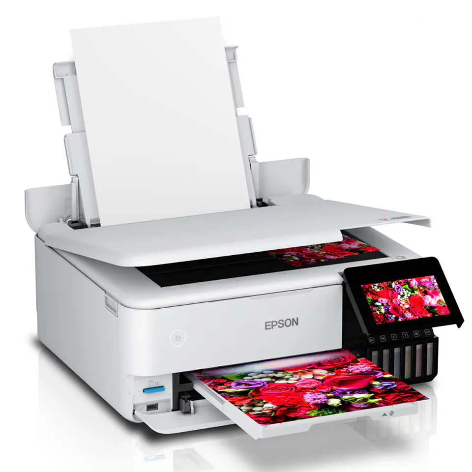 Multifuncional de tinta Epson EcoTank L8160, imprime/escanea/copia, LAN/Wi-Fi/USB 2.0 2