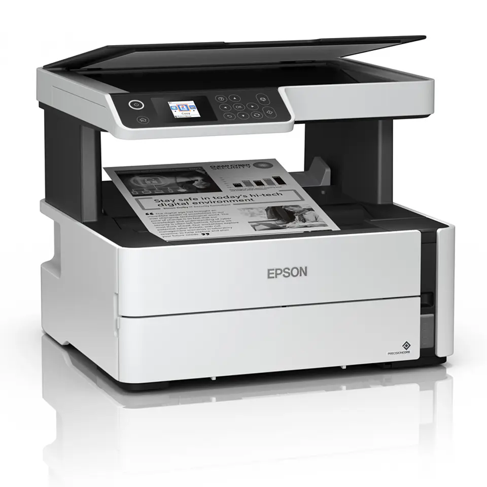 Multifuncional de tinta Epson EcoTank ET-M2170, imprime/escanea/copia, USB/LAN/WiFi. 1