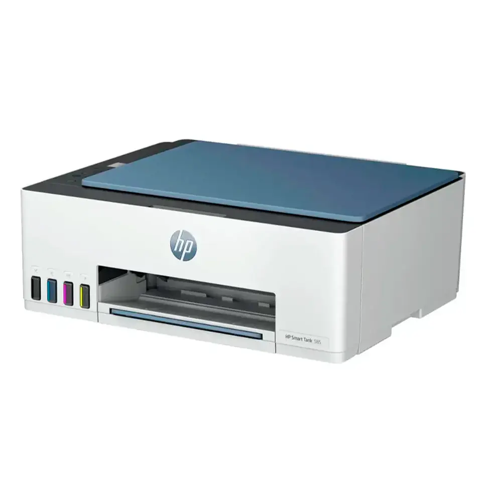 Multifuncional de tinta HP Smart Tank 585, Impresión/Escaneo/Copia/Wi-Fi/Bluetooth LE/USB 2