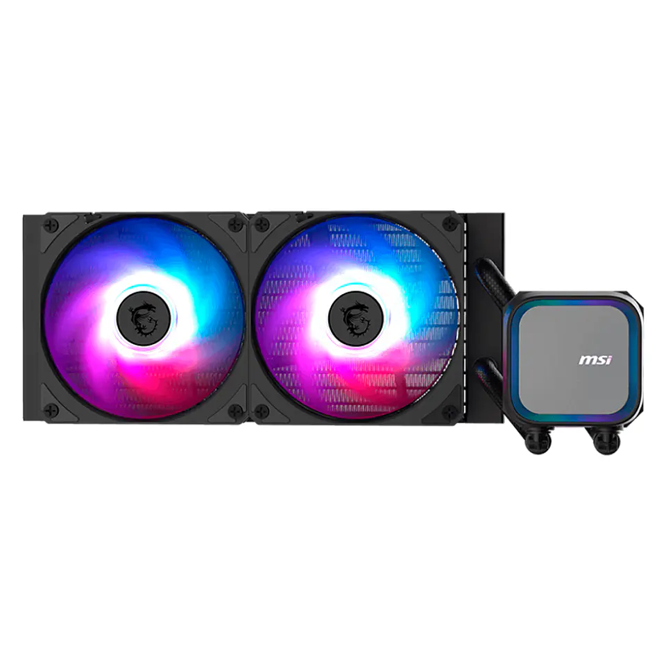 Refrigeracion líquida MSI MAG CORELIQUID A13 240 / BLACK / Cantidad de ventiladores: 2 2