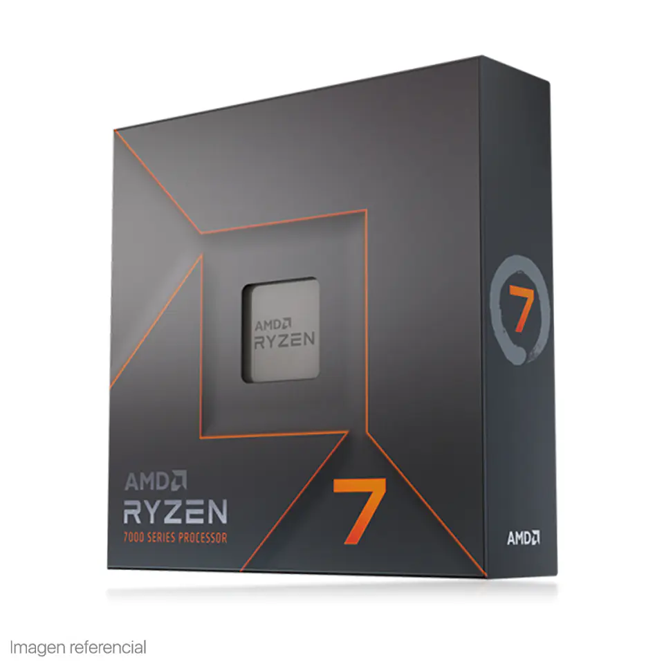 Procesador AMD Ryzen 7 7700X 4.5/5.4GHz, 32MB L3, 8-Core, AM5, 105W. 1