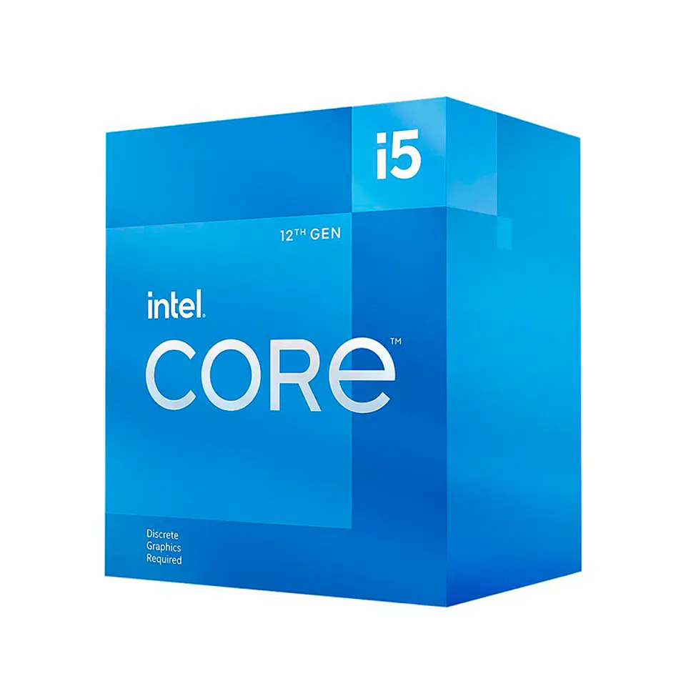 Procesador Intel Core i5-12400F, 2.50/4.40GHz, 18MB Caché L3, LGA1700, 117W, Intel 7(10nm) 1
