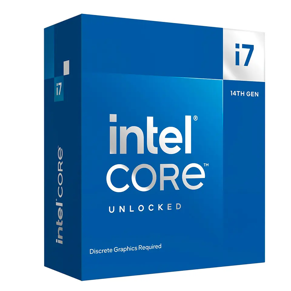 Procesador Intel Core i7-14700KF 3.40/5.60GHz, 33 MB Intel Smart Caché, LGA1700, 125W/253W 1