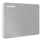 Disco Duro Externo Toshiba Portátil Canvio Flex, 2 TB, USB 3.0 / 2.0, Color: Plata - Miniatura 1
