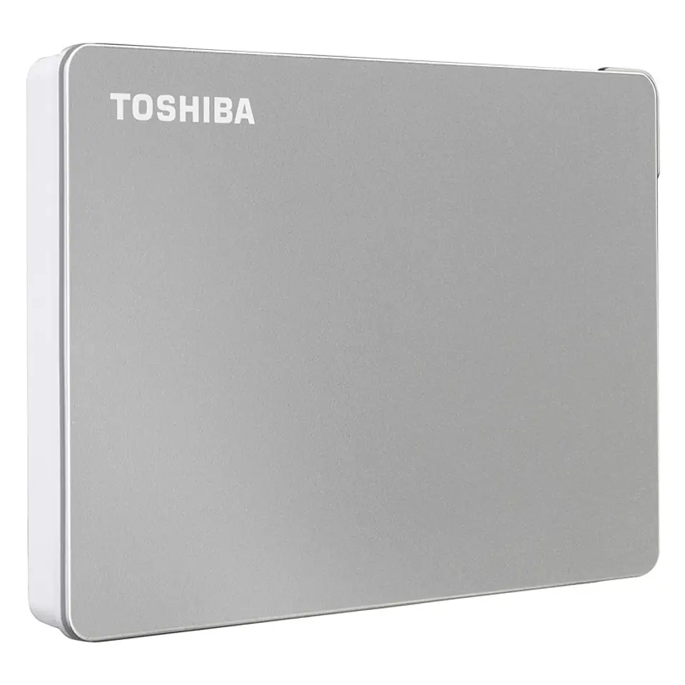 Disco Duro Externo Toshiba Portátil Canvio Flex, 2 TB, USB 3.0 / 2.0, Color: Plata 1