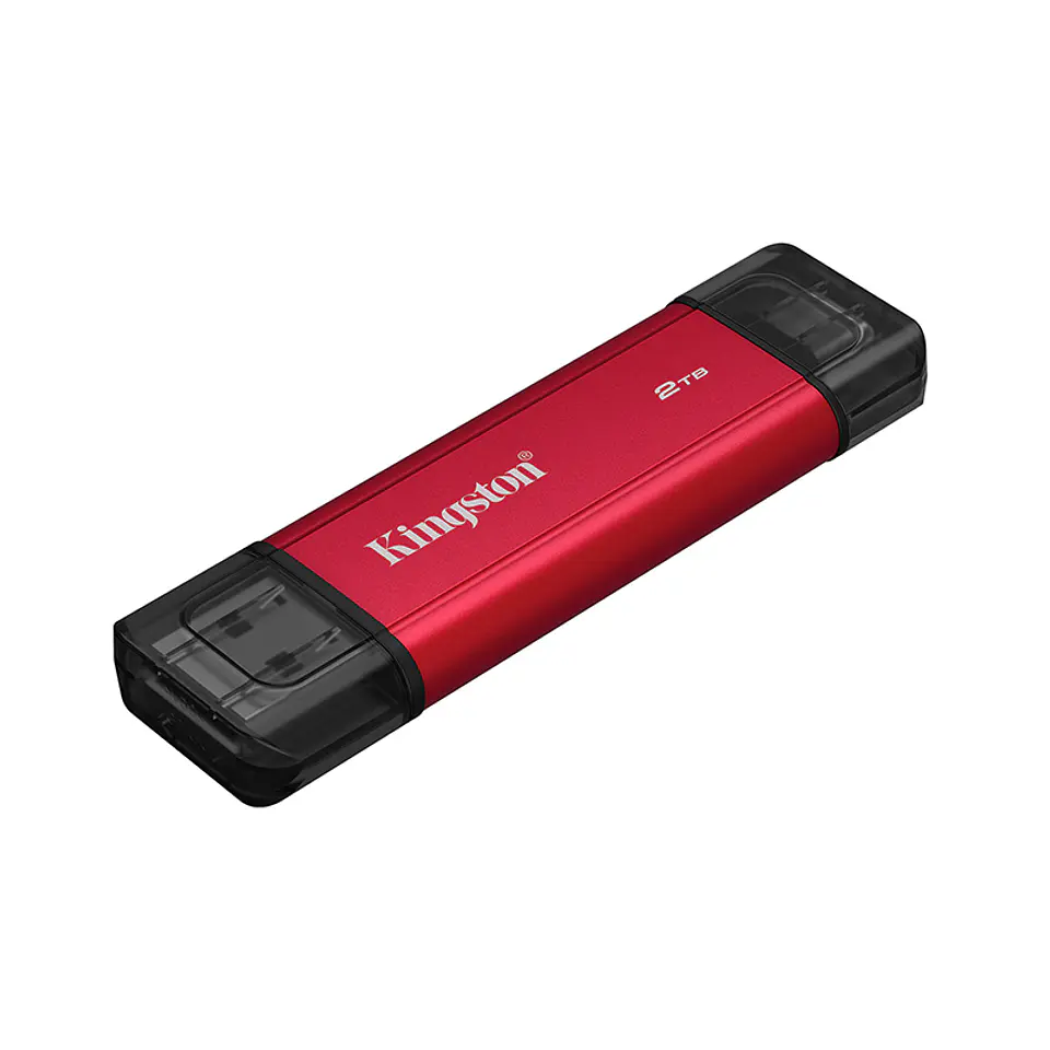 Unidad en estado sólido Dual Portatil Kingston 2TB, Interfaz USB-A, USB-C, USB 3.2 Gen 2 1