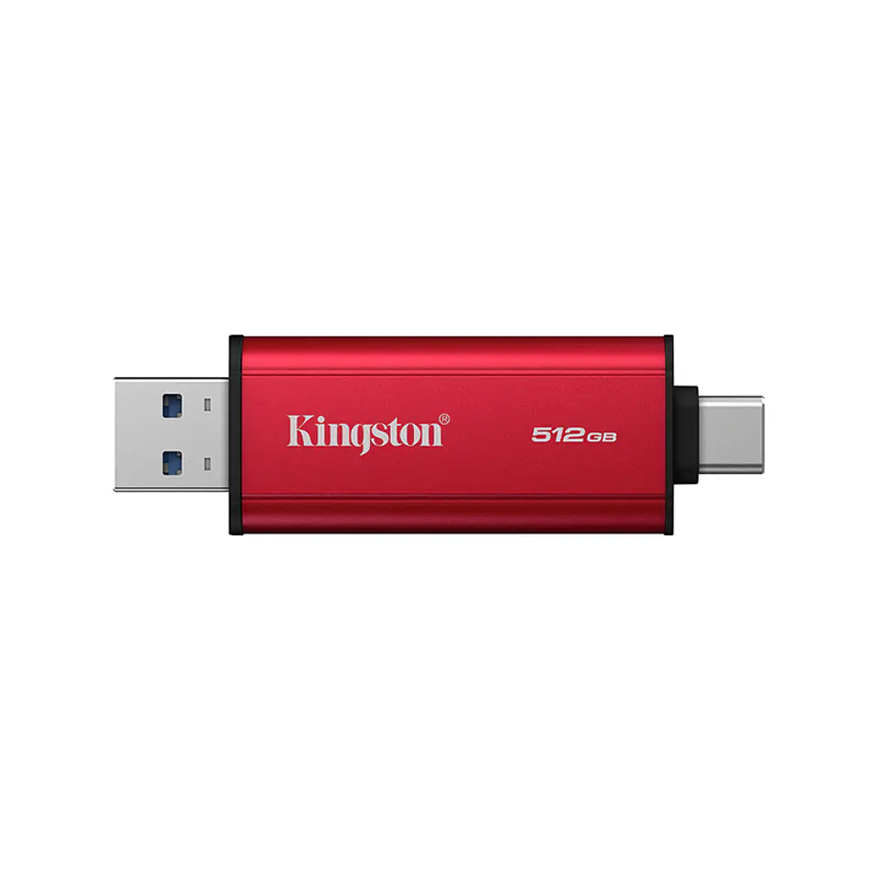 Unidad en estado sólido Dual Portatil Kingston 512GB, Interfaz USB-A, USB-C, USB 3.2 Gen 2 2