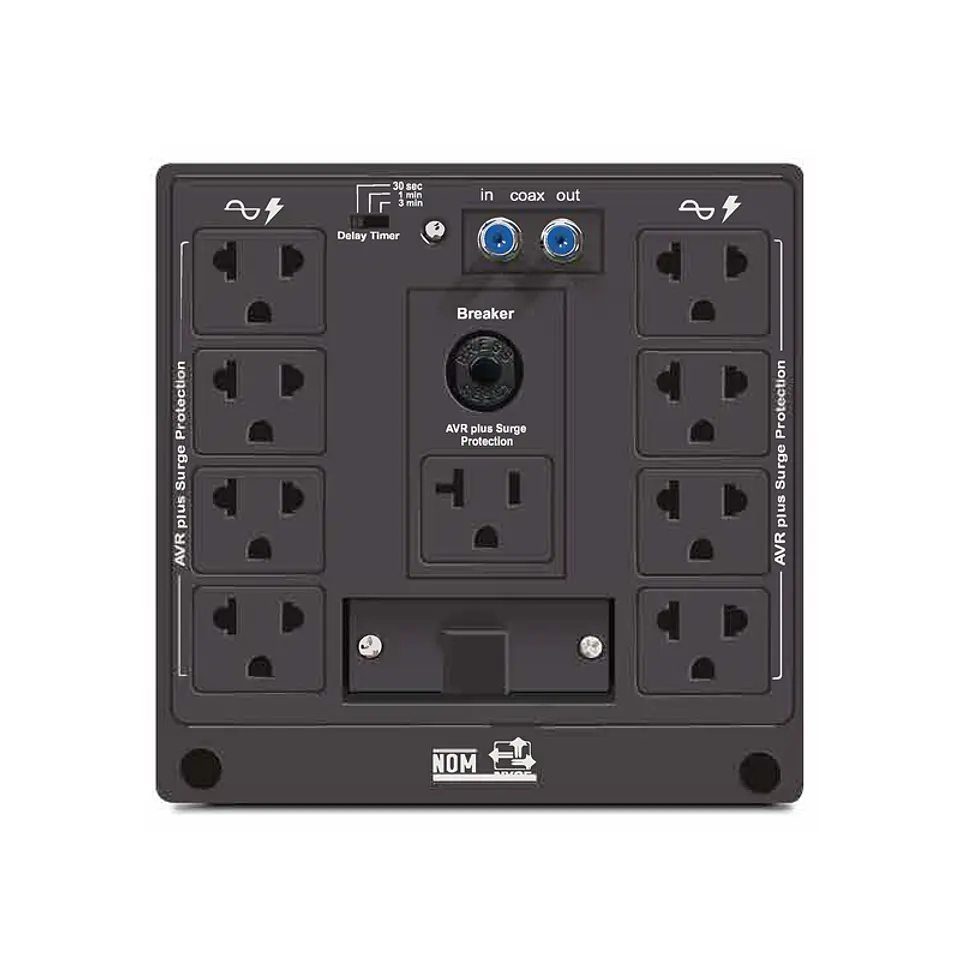 Regulador automatico de voltaje con supresion de picos CDP R-AVR5008i, 5000VA / 2500W 2
