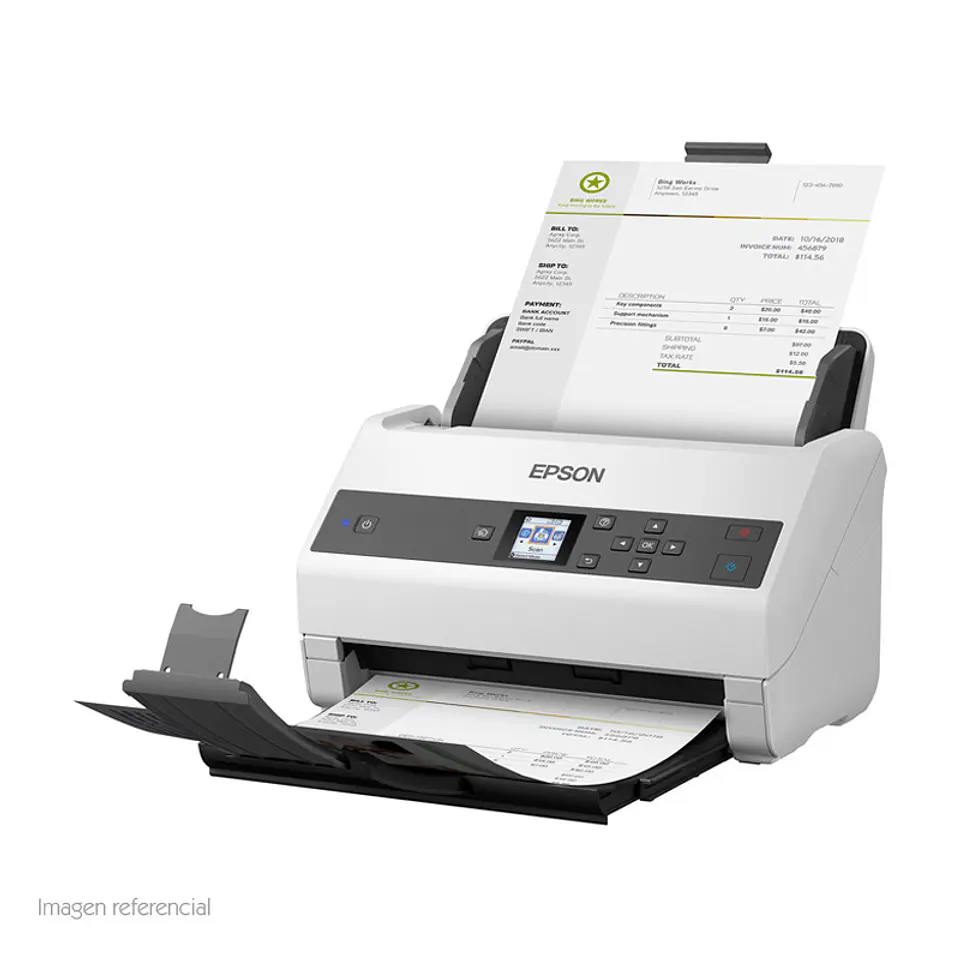 Escáner de documento Epson WorkForce DS-870, 600dpi, 65 ppm / 130 ipm, ADF. 1