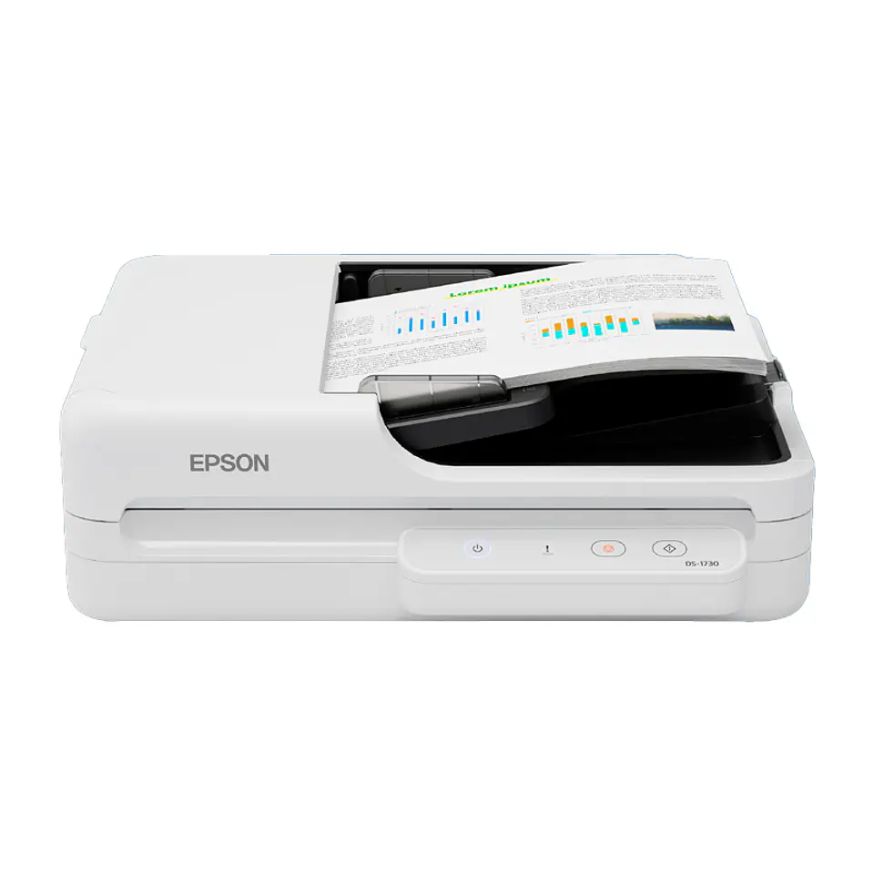 Escaner de documentos de cama plana a color Epson DS-1730, Duplex , Interfaz: USB 2.0 1
