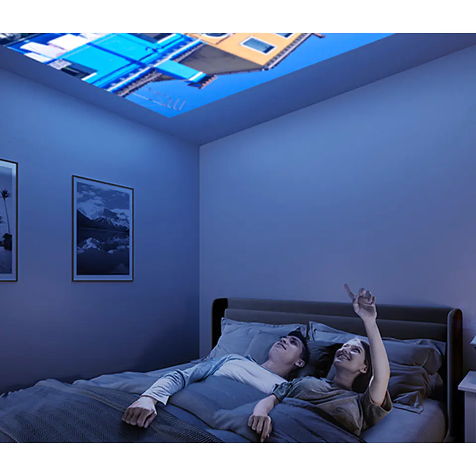 Proyector Epson Smart Portátil Lifestudio Flex Plus EF-72 - Roble - 4K PRO UHD 4