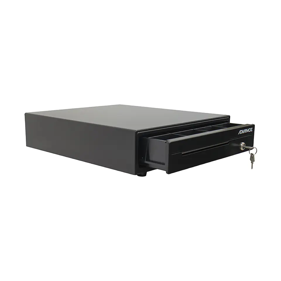 Caja para efectivo Advance ADV-6406, 5 ranuras, RJ11, Negro 2