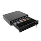Caja para efectivo Advance ADV-6406, 5 ranuras, RJ11, Negro - Miniatura 4