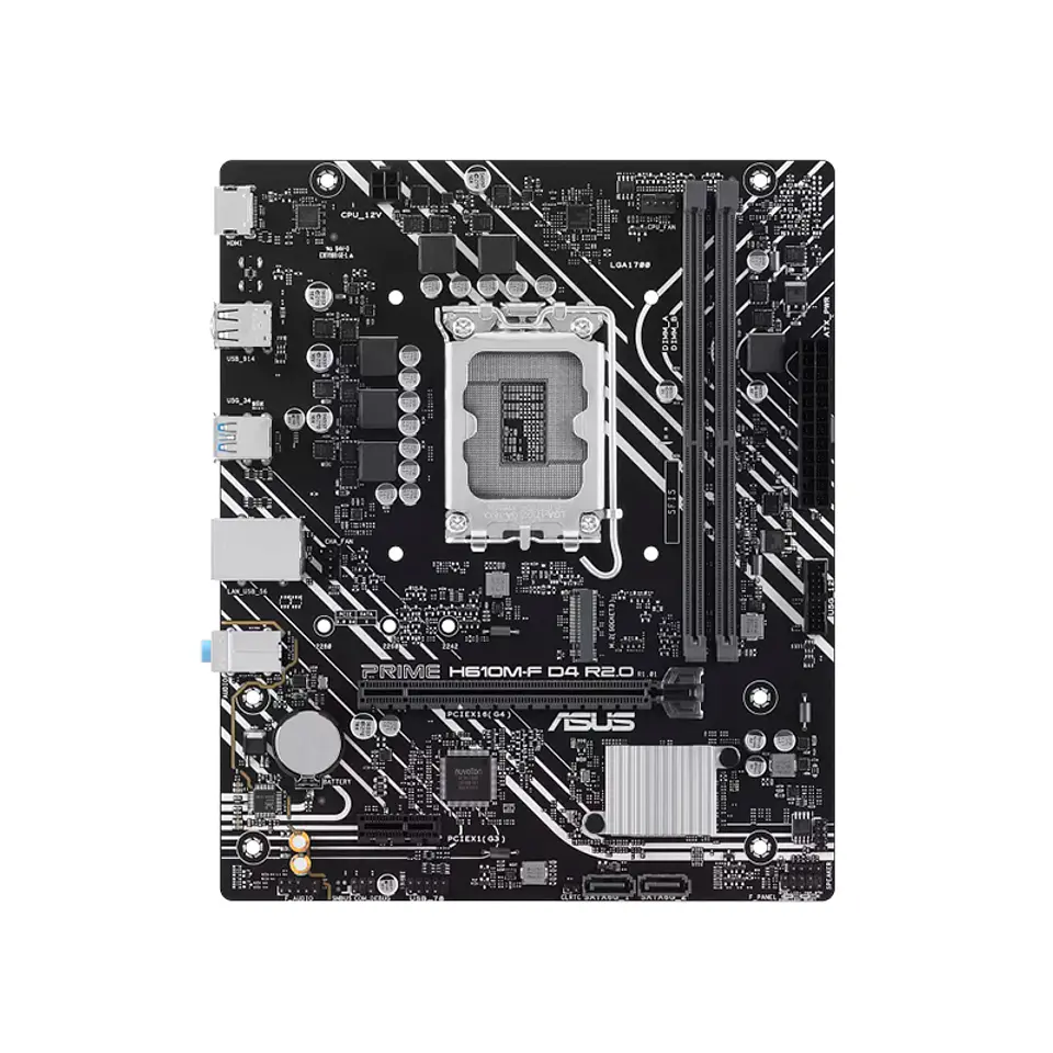 Motherboard ASUS PRIME H610M-F D4 R2.0, Chipset Intel H610, LGA1700, micro-ATX 1