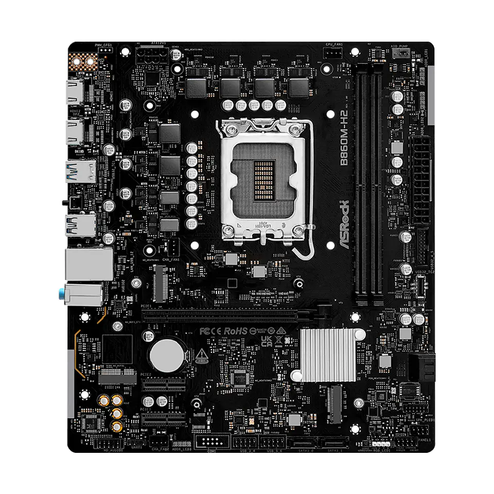 Motherboard ASROCK B860M-H2, Chipset Intel B860, LGA 1851, 2xHDMI, mATX 1