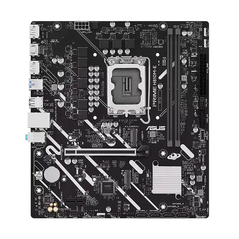 Motherboard ASUS PRIME H810M-E, Chipset Intel H810, LGA 1851, mATX 2