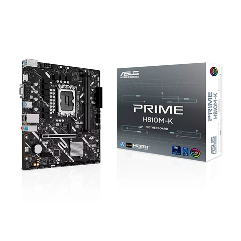 Motherboard ASUS PRIME H810M-K, Chipset Intel H810, LGA1851, VGA, DP, mATX