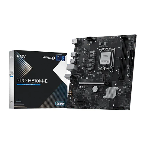 Motherboard MSI PRO H810M-E, Chipset Intel H810, LGA 1851, HDMI, DP, mATX