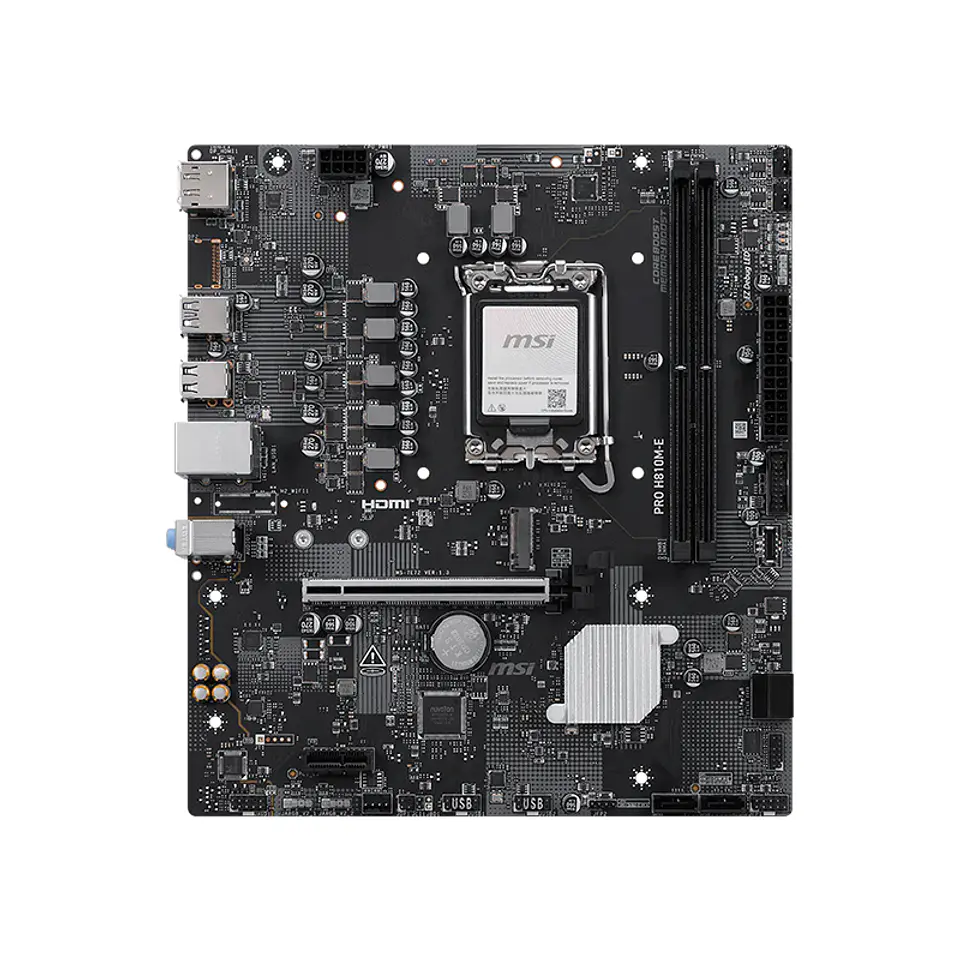 Motherboard MSI PRO H810M-E, Chipset Intel H810, LGA 1851, HDMI, DP, mATX 2