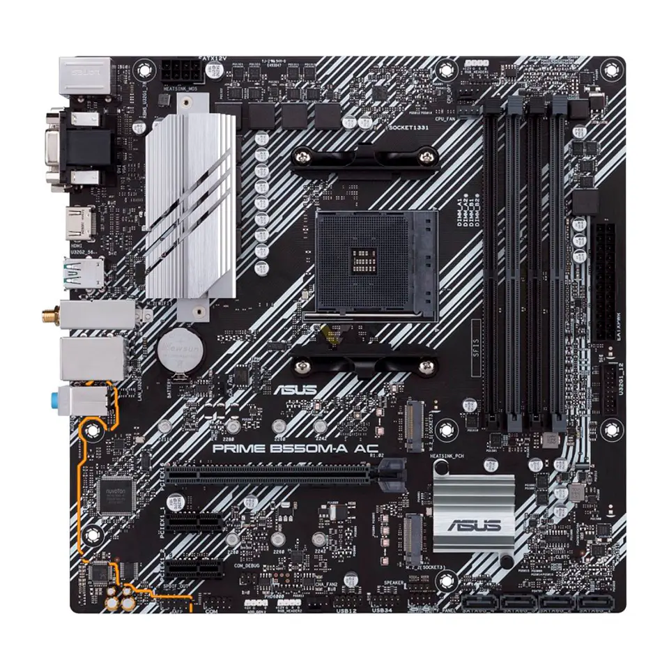 Motherboard Asus PRIME B550M-A AC, Chipset AMD B550, Socket AMD AM4, mATX 1