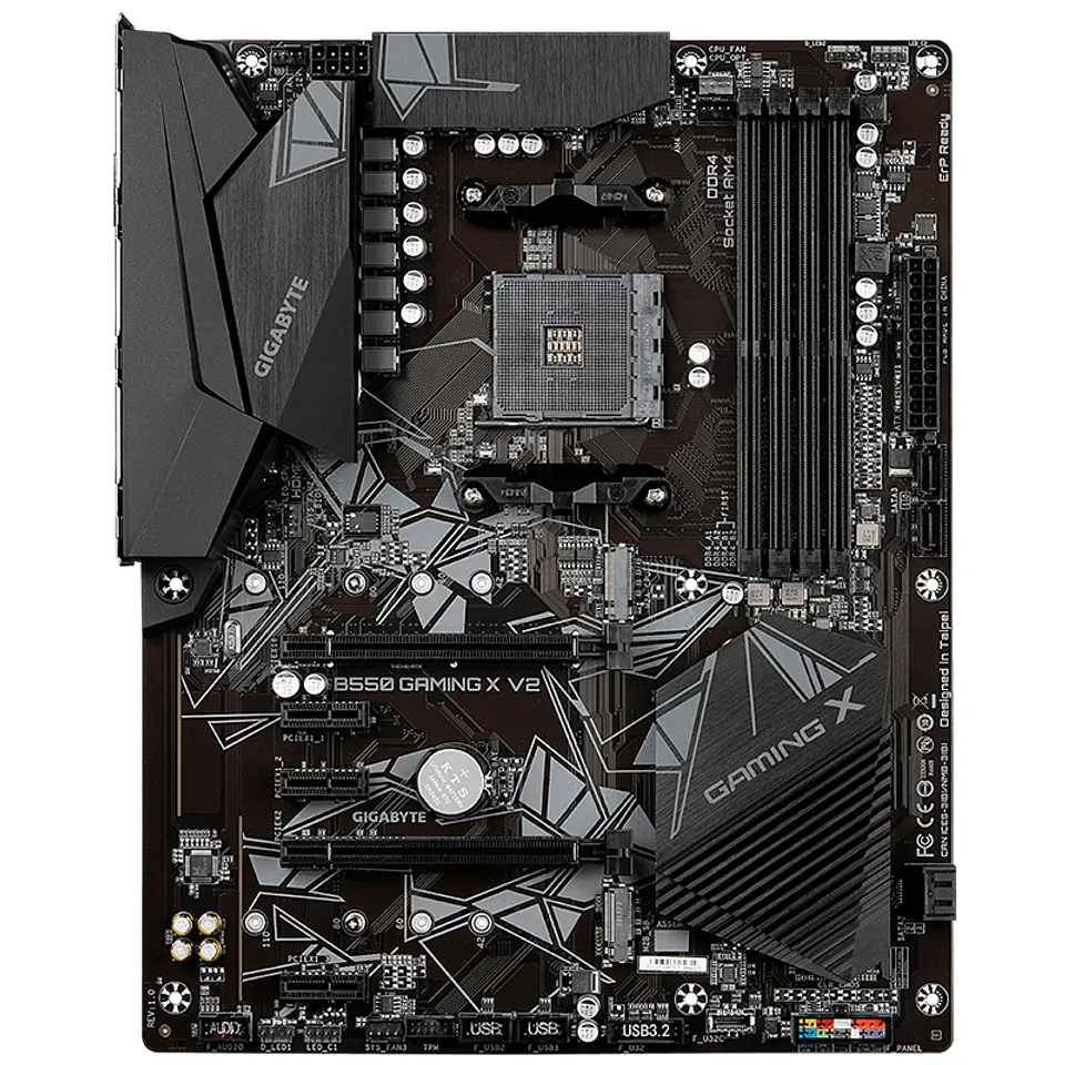 Motherboard Gigabyte B550 GAMING X V2 (rev. 1.0), Chipset AMD B550, Socket AMD AM4, ATX 1