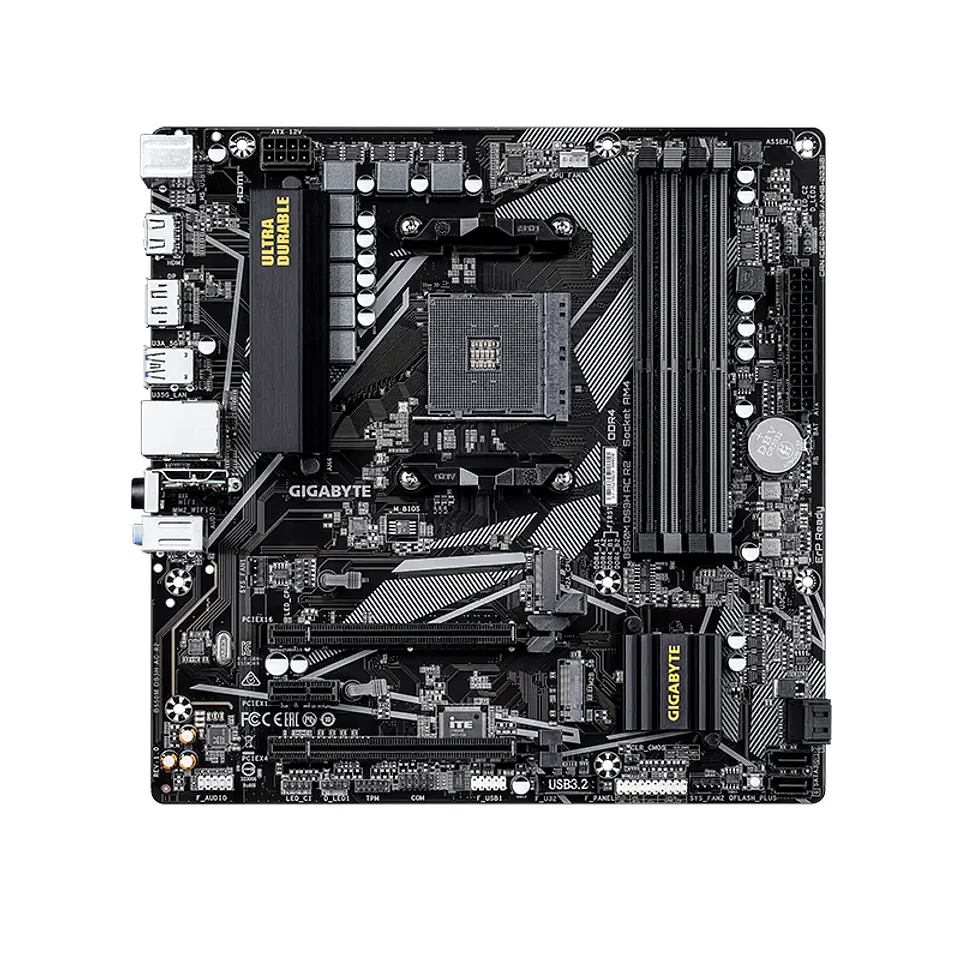 Motherboard Gigabyte B550M DS3H AC R2, Chipset AMD B550 Socket AMD AM4, micro-ATX 1
