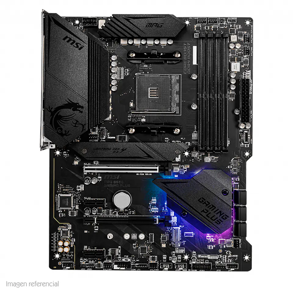 Motherboard MSI MPG B550 GAMING PLUS AMD B550 AM4 Socket, HDMI, DP, USB 3.2 Gen 2 1