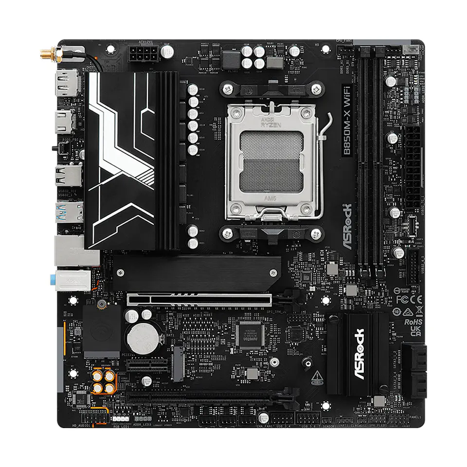 Motherboard ASROCK B850M-X WiFi R2.0, Chipset AMD B850, Socket AMD AM5, mATX 1